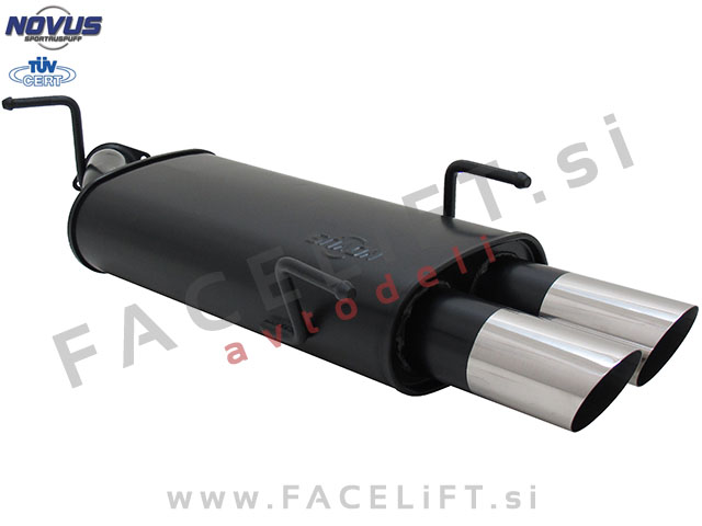 Opel Vectra B / J96 (95-99) / športni izpušni lonec / 2x 76mm / MS-Design