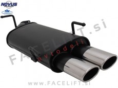Opel Vectra B / J96 (95-99) / športni izpušni lonec / 2x 85/58mm / AM-Design Opel Vectra B / J96 (95-99) / športni izpušni lonec / 2x 85/58mm / AM-Design