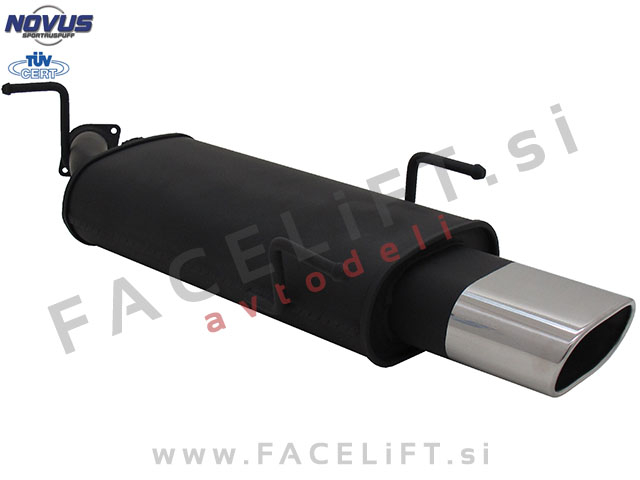 Opel Vectra B / J96 (95-99) / športni izpušni lonec / 1x 135x75mm Opel Vectra B / J96 (95-99) / športni izpušni lonec / 1x 135x75mm