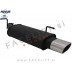 Opel Vectra B / J96 (95-99) / športni izpušni lonec / 1x 135x75mm