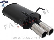Opel Vectra C Limuzina / Z02 (02-08) / športni izpušni lonec / 2x 76mm Opel Vectra C Limuzina / Z02 (02-08) / športni izpušni lonec / 2x 76mm
