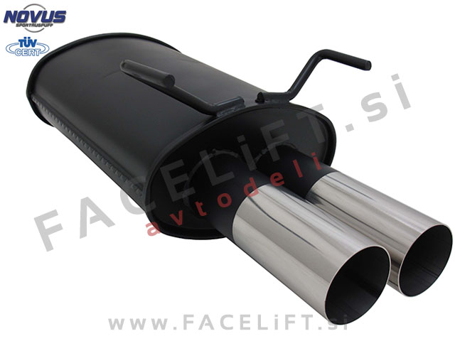 Opel Vectra C Limuzina / Z02 (02-08) / športni izpušni lonec / 2x 76mm / RL-Design