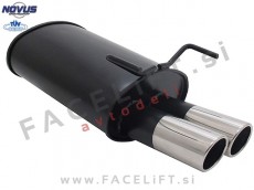 Opel Vectra C Limuzina / Z02 (02-08) / športni izpušni lonec / 2x 76mm / SR-Design Opel Vectra C Limuzina / Z02 (02-08) / športni izpušni lonec / 2x 76mm / SR-Design
