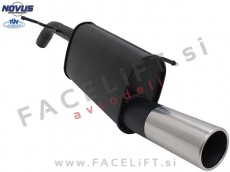 Peugeot 207 06-13 športni izpušni lonec 1x 90mm Peugeot 207 06-13 športni izpušni lonec 1x 90mm