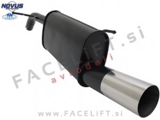 Peugeot 207 06-13 športni izpušni lonec 1x 90mm RL-Design Peugeot 207 06-13 športni izpušni lonec 1x 90mm RL-Design