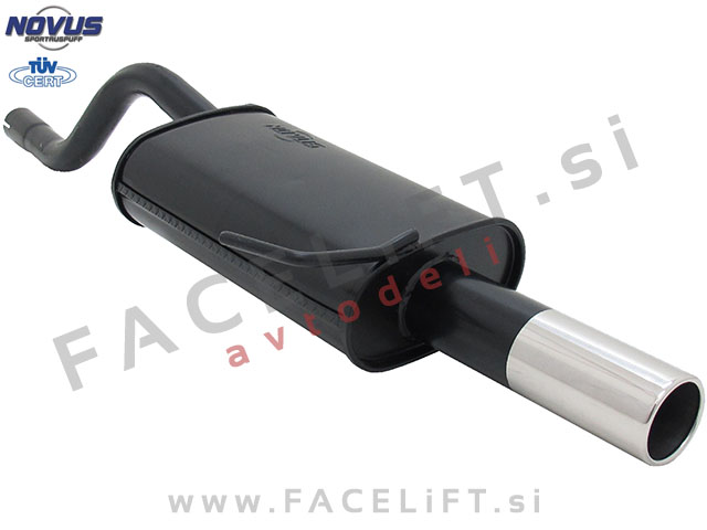 Renault Clio 2 98-05 športni izpušni lonec 1x 76mm