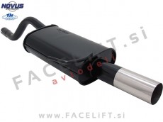 Renault Clio 2 98-05 športni izpušni lonec 1x 76mm RL-Design Renault Clio 2 98-05 športni izpušni lonec 1x 76mm RL-Design