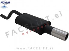 Renault Clio 2 98-05 športni izpušni lonec 1x 90mm Renault Clio 2 98-05 športni izpušni lonec 1x 90mm