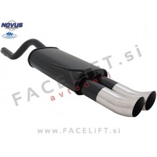 Renault Clio 2 / (98-05) / športni izpušni lonec / 2x 76mm / DTM Renault Clio 2 / (98-05) / športni izpušni lonec / 2x 76mm / DTM