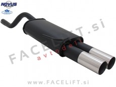 Renault Clio 2 98-05 športni izpušni lonec 2x 76mm RL-Design Renault Clio 2 98-05 športni izpušni lonec 2x 76mm RL-Design