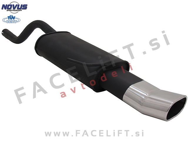 Renault Clio 2 / (98-05) / športni izpušni lonec / 1x 135x75mm / DTM Renault Clio 2 / (98-05) / športni izpušni lonec / 1x 135x75mm / DTM
