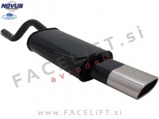 Renault Clio 2 / (98-05) / športni izpušni lonec / 1x 135x75mm