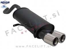 Renault Clio 3 05-12 športni izpušni lonec 2x 76mm Renault Clio 3 05-12 športni izpušni lonec 2x 76mm