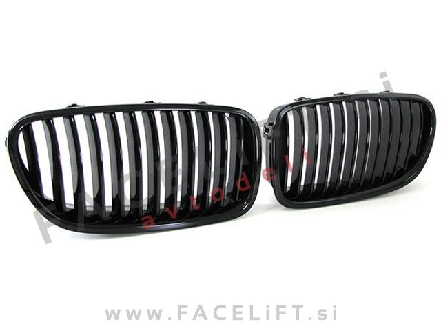 BMW 5 F10 F11 10-17 ledvičke črne (sijaj)