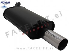 Renault Twingo 1 / C06 (93-07) / športni izpušni lonec / 1x 76mm / RL-Design