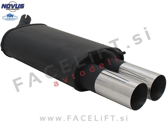 Renault Twingo 1 / C06 (93-07) / športni izpušni lonec / 2x 76mm / RL-Design