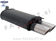 Renault Twingo 1 / C06 (93-07) / športni izpušni lonec / 2x 76mm / SR-Design