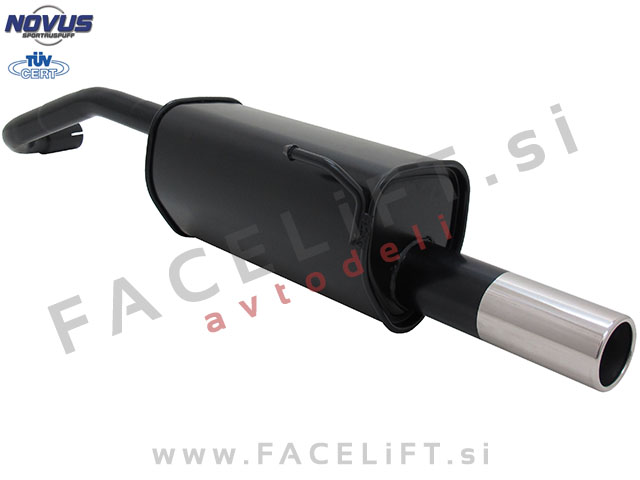 Seat Arosa / 6H (97-04) / športni izpušni lonec / 1x 76mm Seat Arosa / 6H (97-04) / športni izpušni lonec / 1x 76mm