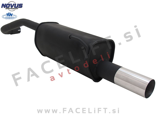 VW Lupo / 6E 6X (98-05) / športni izpušni lonec / 1x 76mm / RL-Design VW Lupo / 6E 6X (98-05) / športni izpušni lonec / 1x 76mm / RL-Design