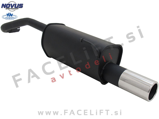 VW Lupo / 6E 6X (98-05) / športni izpušni lonec / 1x 90mm VW Lupo / 6E 6X (98-05) / športni izpušni lonec / 1x 90mm