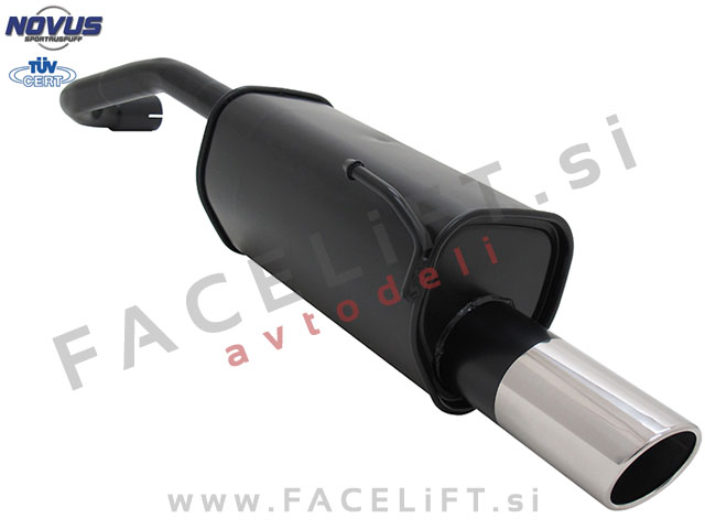 Seat Arosa / 6H (97-04) / športni izpušni lonec / 1x 90mm / SR-Design