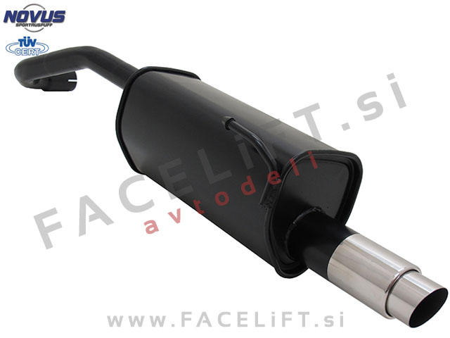Seat Arosa / 6H (97-04) / športni izpušni lonec / 1x 76mm / GP-Design