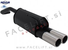 Seat Arosa / 6H (97-04) / športni izpušni lonec / 2x 76mm Seat Arosa / 6H (97-04) / športni izpušni lonec / 2x 76mm