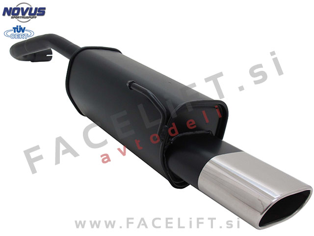 Seat Arosa / 6H (97-04) / športni izpušni lonec / 1x 135x75mm