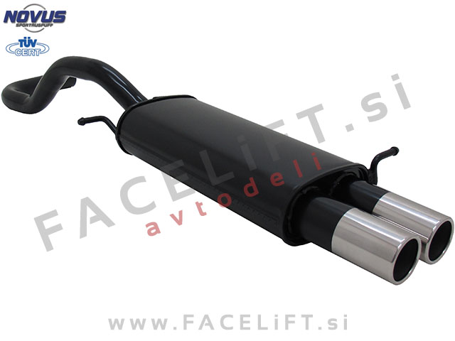 Seat Ibiza / 6K (93-99) / športni izpušni lonec / 2x 76mm