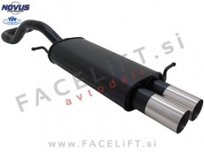 Seat Ibiza / 6K (93-99) / športni izpušni lonec / 2x 76mm / RL-Design Seat Ibiza / 6K (93-99) / športni izpušni lonec / 2x 76mm / RL-Design