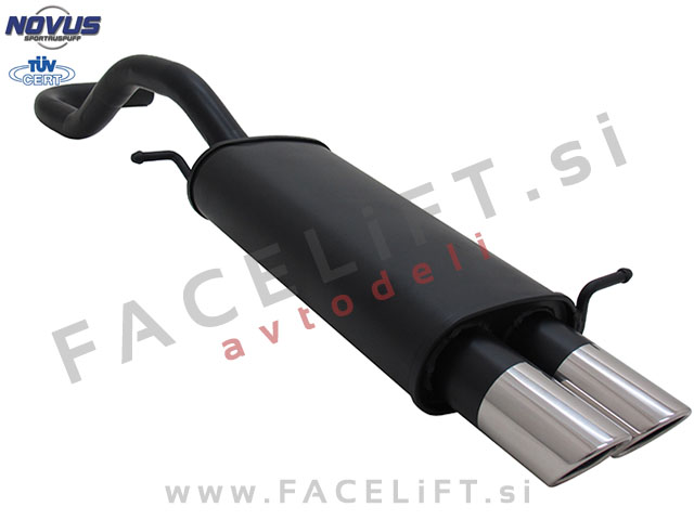 Seat Ibiza / 6K (93-99) / športni izpušni lonec / 2x 76mm / SR-Design