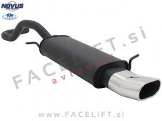 Seat Ibiza / 6K (93-99) / športni izpušni lonec / 1x 135x75mm / DTM Seat Ibiza / 6K (93-99) / športni izpušni lonec / 1x 135x75mm / DTM