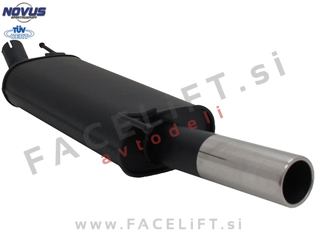 Seat Ibiza / 6J 6P (08-17) / športni izpušni lonec / 1x 76mm Seat Ibiza / 6J 6P (08-17) / športni izpušni lonec / 1x 76mm