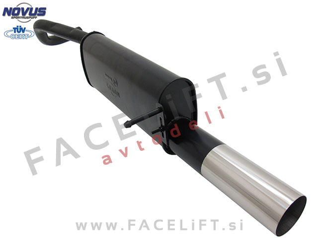 Seat Ibiza / 6J 6P (08-17) / športni izpušni lonec / 1x 90mm / RL-Design