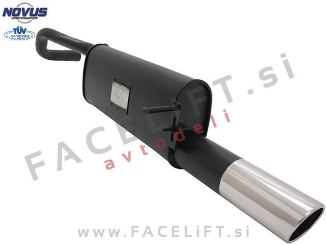 Seat Ibiza / 6J 6P (08-17) / športni izpušni lonec / 1x 90mm / SR-Design