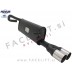Seat Ibiza 6J 08-17 športni izpušni lonec 2x 76mm RL-Design