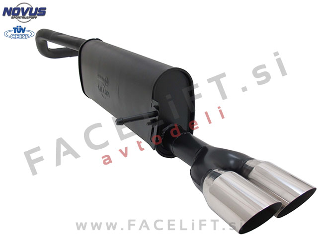 Seat Ibiza 6J 08-17 športni izpušni lonec 2x 76mm MS-Design