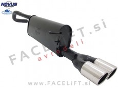 Seat Ibiza 6J 08-17 športni izpušni lonec 2x 76mm SR-Design