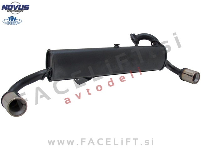 Smart Fortwo Cabrio Coupe / 450 (98-07) / športni izpušni lonec / 2x 76mm