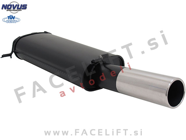 VW Golf 1 Cabrio / (79-93) / športni izpušni lonec / 1x 90mm