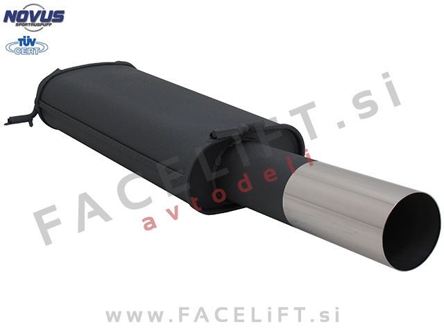 VW Golf 1 Cabrio / (79-93) / športni izpušni lonec / 1x 90mm / RL-Design