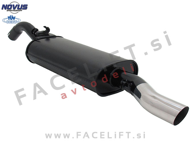 VW Golf 2 83-92 športni izpušni lonec 1x 60mm S-Design