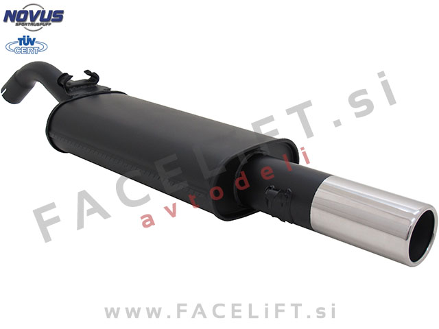 VW Golf 2 83-92 športni izpušni lonec 1x 90mm
