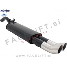 VW Golf 2 83-92 športni izpušni lonec 2x 76mm DTM