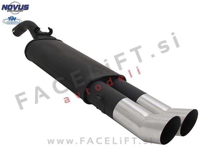 VW Golf 2 83-92 športni izpušni lonec 2x 90mm DTM