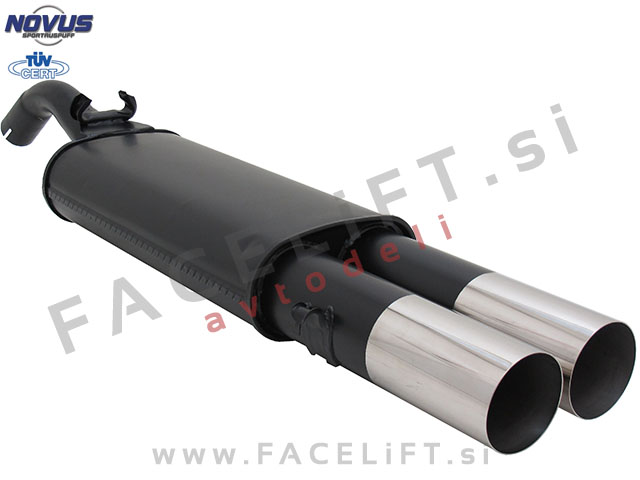 VW Golf 2 83-92 športni izpušni lonec 2x 90mm RL-Design