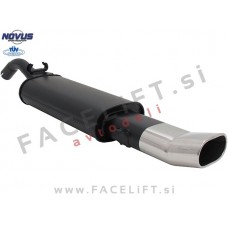 VW Golf 2 83-92 športni izpušni lonec 1x 135x75mm DTM