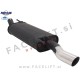 VW Golf 4 Cabriolet / 1E7 (98-02) / športni izpušni lonec / 1x 60mm / S-Design