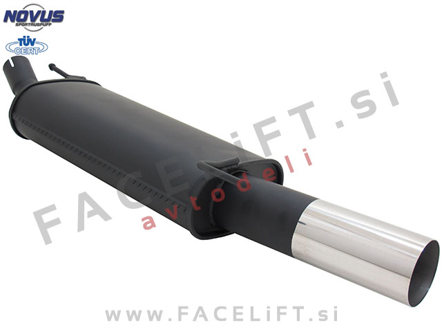 VW Golf 4 Cabrio / 1E7 (98-02) / športni izpušni lonec / 1x 90mm / RL-Design