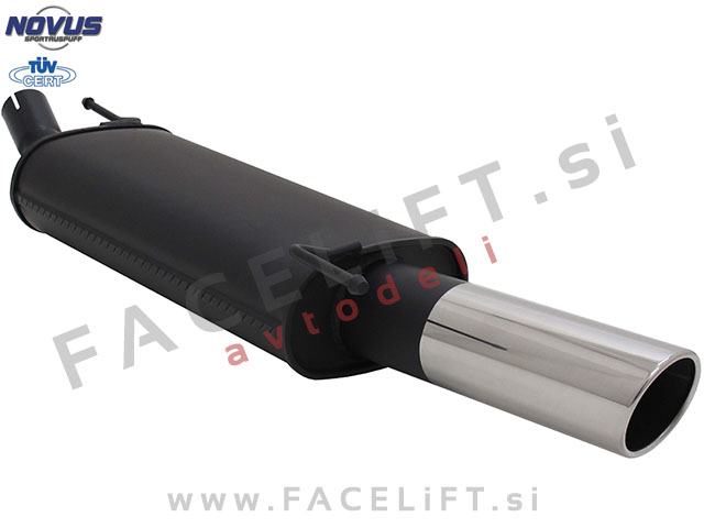 VW Golf 4 Cabrio / 1E7 (98-02) / športni izpušni lonec / 1x 90mm / SR-Design